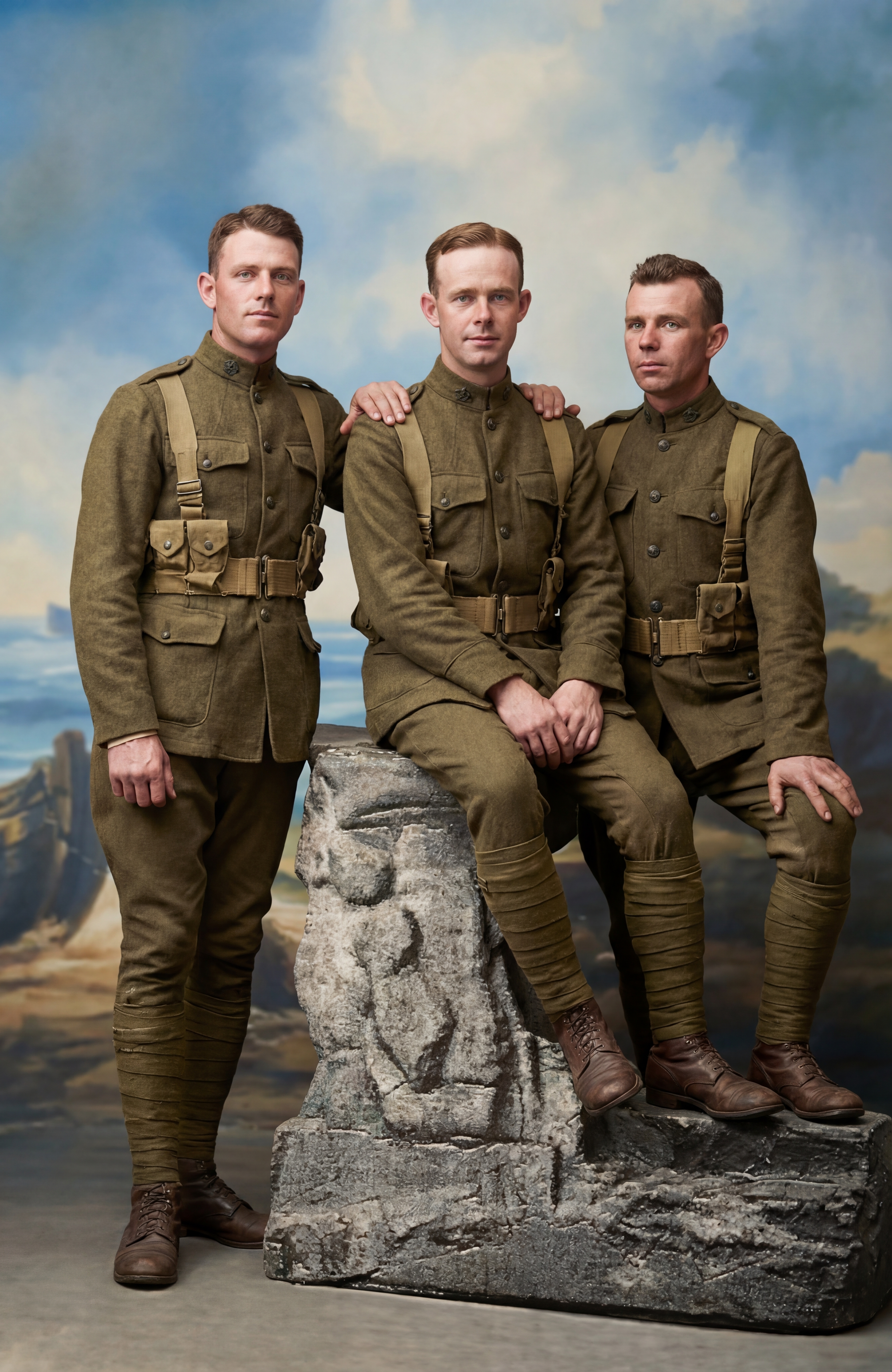 Restored soldiers photo